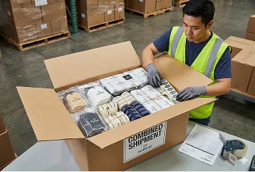 Quality control and packing workflow