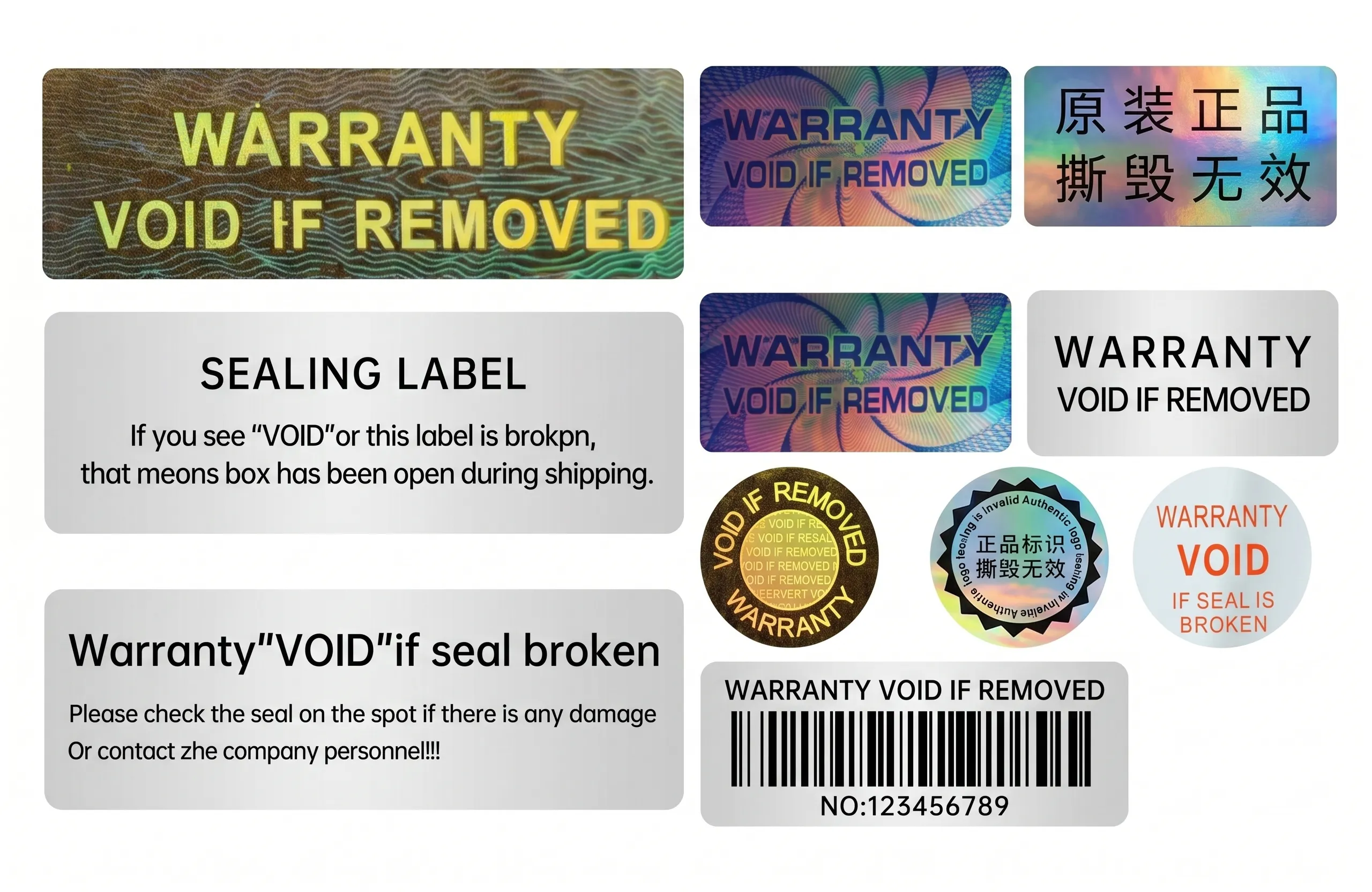 Tamper-evident label and sticker sheets