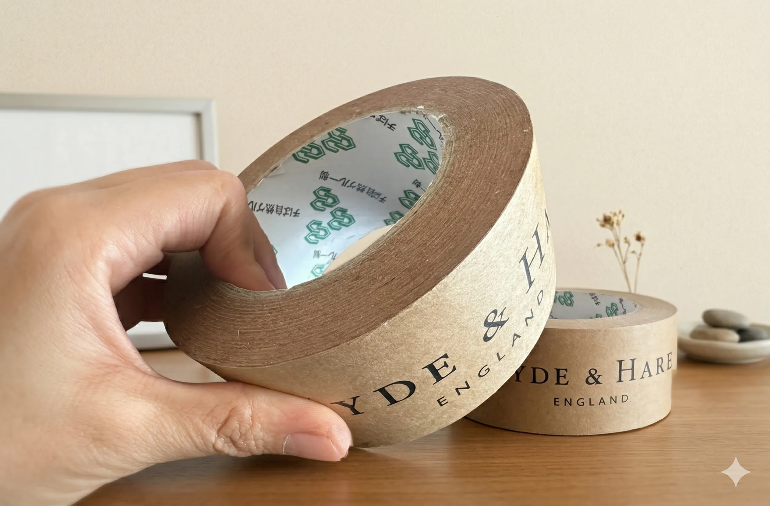 Custom kraft tape roll
