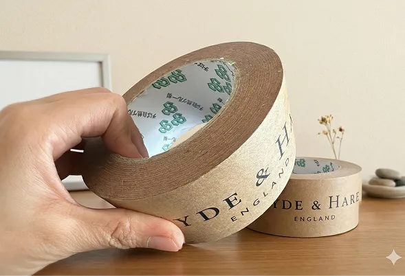 Reusable cotton pouch folded detail