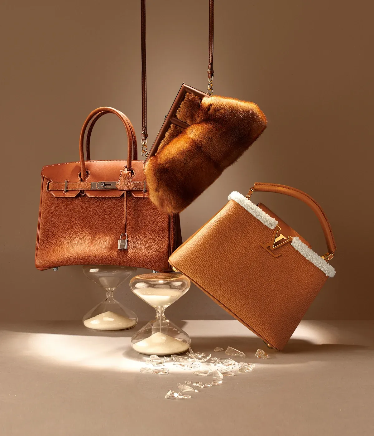 Leather accessories and premium trim packaging