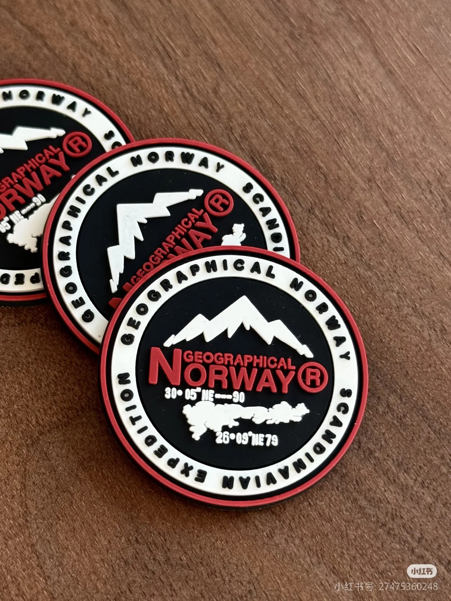 Custom embroidered patch samples